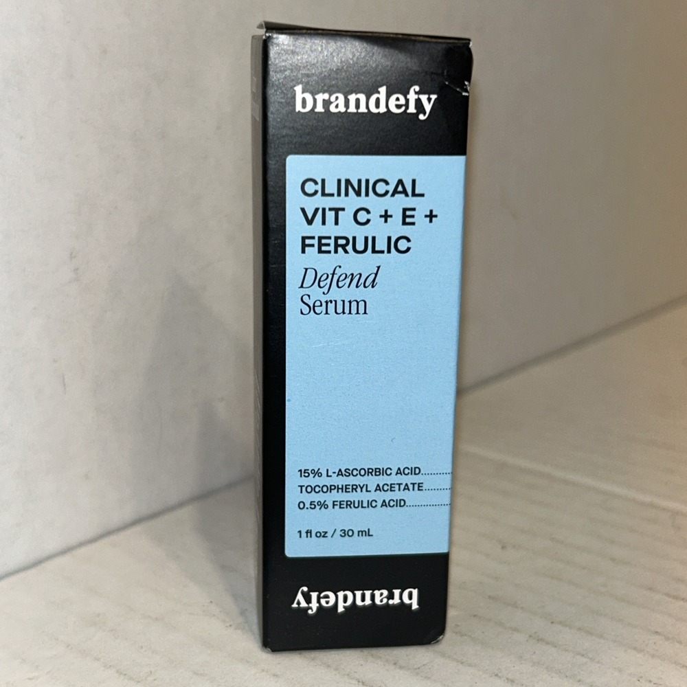 Brandefy Vitamin C Face Serum 15% L. Ascorbic Acid, 1 Fl Oz (Pack of 1)